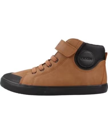 GEOX ZAPATILLAS NIÑO J GISLI MARRÓN CLARO C1192