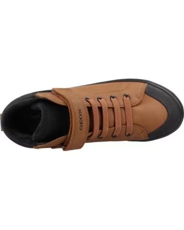 GEOX ZAPATILLAS NIÑO J GISLI MARRÓN CLARO C1192