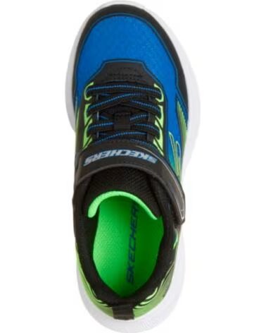 SKECHERS MICROSPEC VELOCITY GRID-DRIT JUNGEN SPORTSCHUHE NEGRO