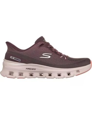 SKECHERS ARCH FIT GLIDE-STEP PRO SNEAKER BRAUN LILA
