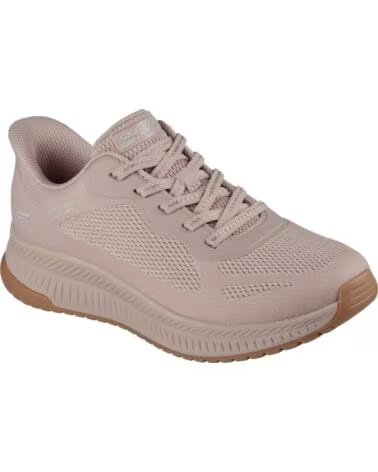 SKECHERS BOBS SQUAD 4 STAPLE LOOK BEGE SAPATILHAS MULHER BEIG