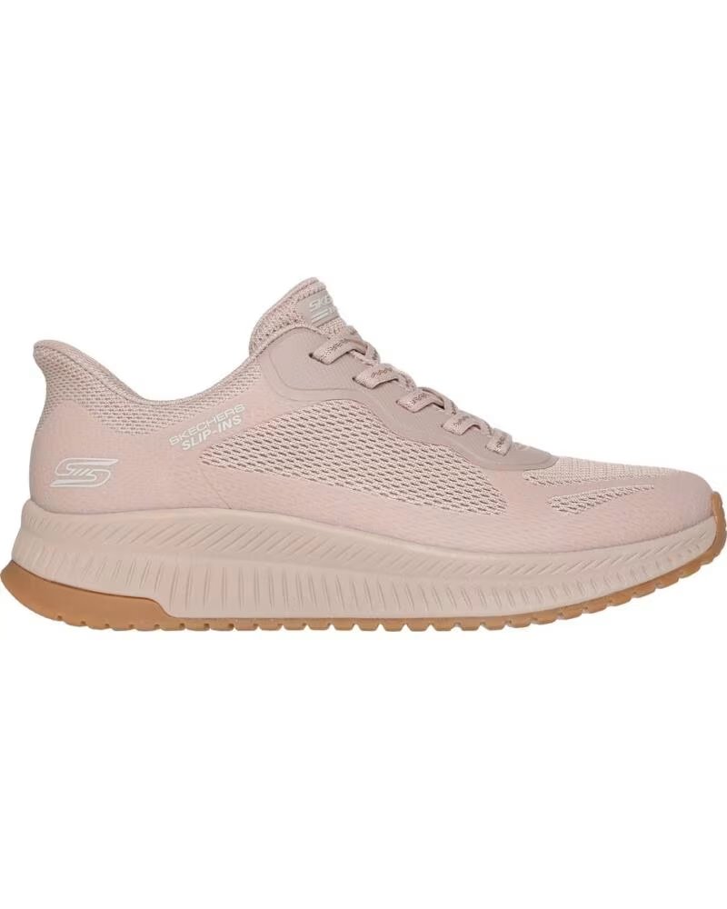 SKECHERS BOBS SQUAD 4 STAPLE LOOK BEGE SAPATILHAS MULHER BEIG
