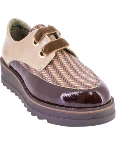 CHAUSSURES À LACETS POUR FEMME NIVAL PILAR005 BEIGE