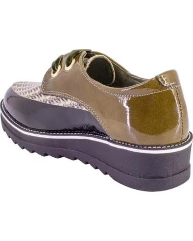NIVAL PILAR005 ZAPATOS CON CORDONES DE MUJER NEGRO
