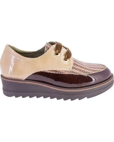 CHAUSSURES À LACETS POUR FEMME NIVAL PILAR005 BEIGE