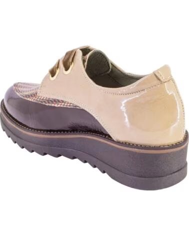 CHAUSSURES À LACETS POUR FEMME NIVAL PILAR005 BEIGE