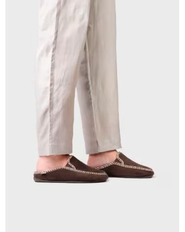 TONI PONS NATAN-VR PANTOUFLES D´INTÉRIEUR POUR HOMME MARRON