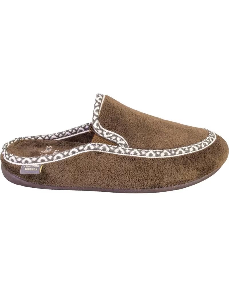 TONI PONS NATAN-VR PANTOUFLES D´INTÉRIEUR POUR HOMME MARRON