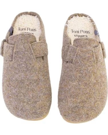 TONI PONS CHAUSSONS HOMME NORTON-FP TAUPE
