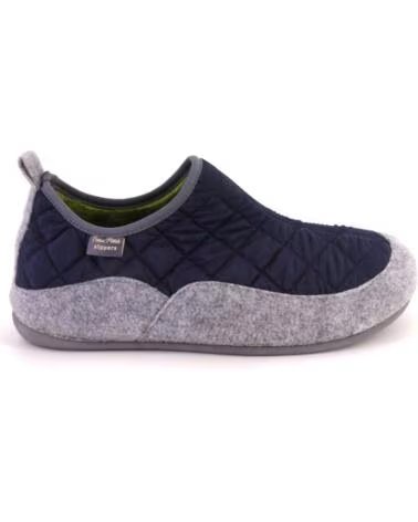 TONI PONS NIL-UM CHAUSSONS MATELASSÉS POUR HOMME MARINE AZUL MARINO