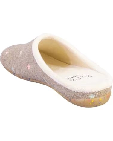 TONI PONS MONA-FT ZAPATILLAS DE CASA DE MUJER TAUPE