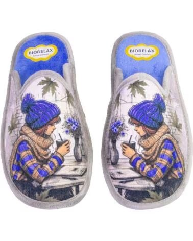 COSDAM 4525-26 ZAPATILLAS DE CASA PARA MUJER AZUL