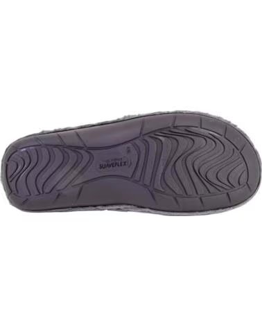 SUAVEFLEX 200-152 CHAUSSONS HOMME GRIS
