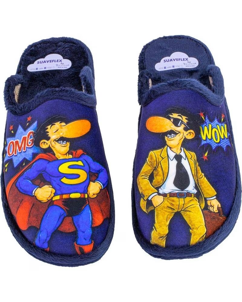SUAVEFLEX 200-427 CHAUSSONS D´INTÉRIEUR POUR HOMME AZUL MARINO
