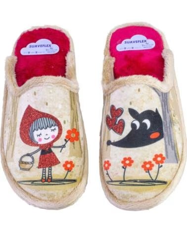 SUAVEFLEX 200-315 ZAPATILLAS DE CASA DE MUJER TIERRA