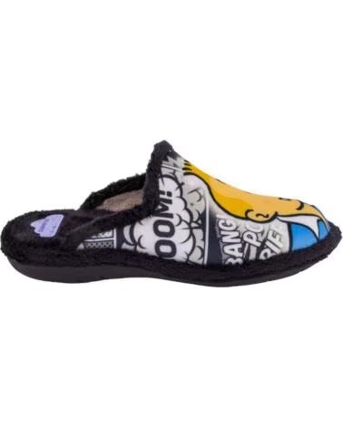 SUAVEFLEX 200-252 CHAUSSONS HOMME NOIR NEGRO
