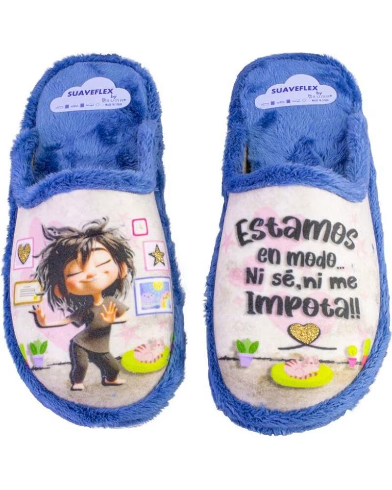 SUAVEFLEX 200-388 CHAUSSONS D´INTÉRIEUR POUR FEMME AZUL