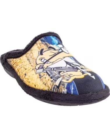 SUAVEFLEX 200-256 CHINELOS DE CASA PARA HOMEM PRETO NEGRO