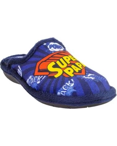 SUAVEFLEX 200-423 Zapatillas de casa de hombre azul marino AZUL MARINO