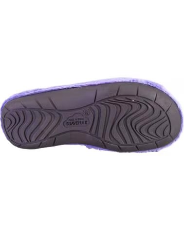 SUAVEFLEX 250-387 ZAPATILLAS DE CASA DE MUJER AZUL CELESTE