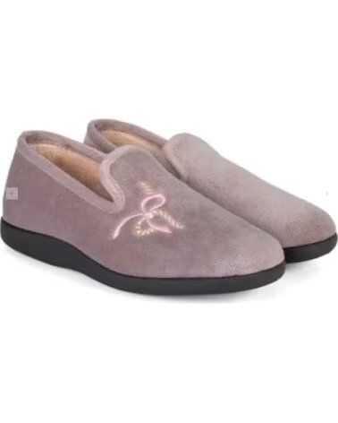 FLOSSY Zapatillas de casa cerradas para mujer con bordado modelo 26214 VARIOS COLORES