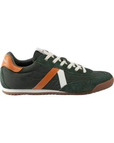 BASKETS CASUAL EL GANSO 4110W250016 VERT ET MARRON VARIOS COLORES