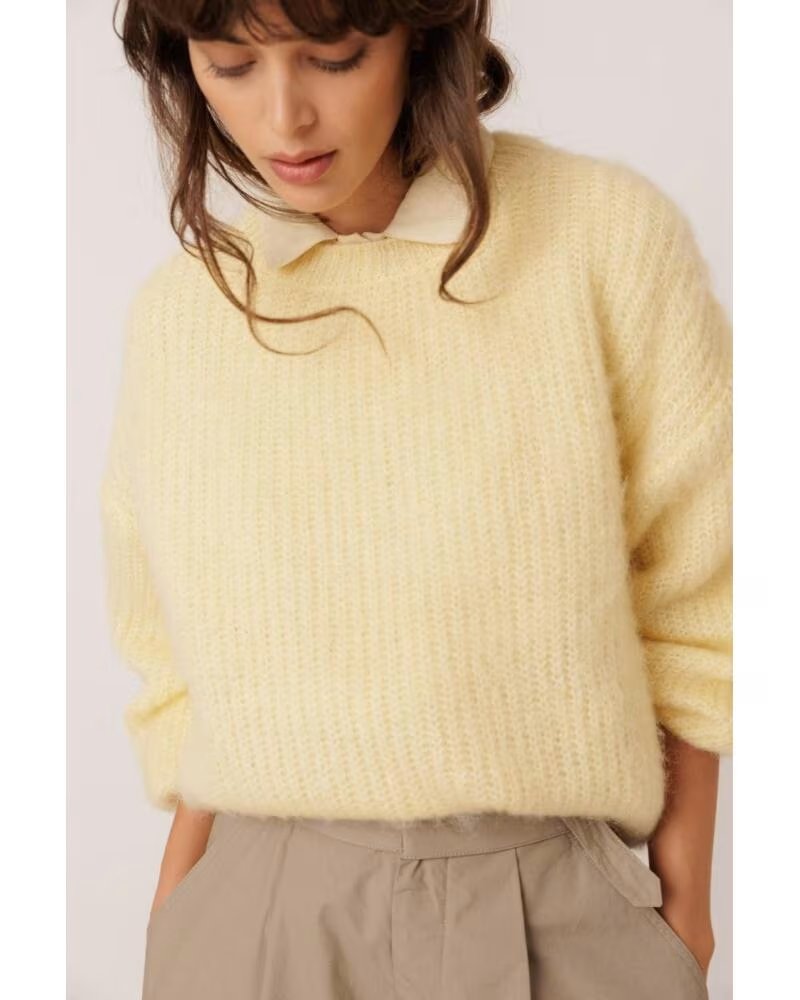 INDICOLD PULL MOHAIR BEURRE VARIOS COLORES