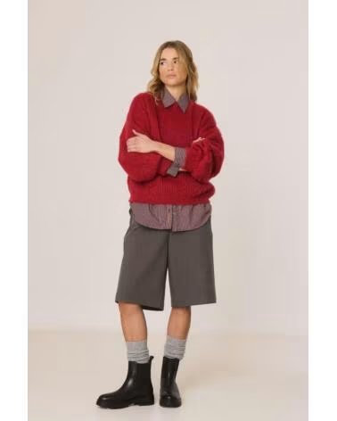 INDICOLD PULL MOHAIR ROUGE VARIOS COLORES