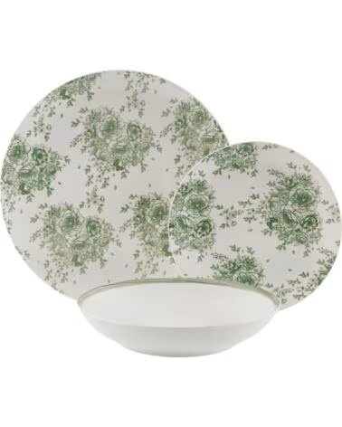 VERSA COZINHA APARELHO DE JANTAR ESTAMPA FLORAL MULTICOLOR
