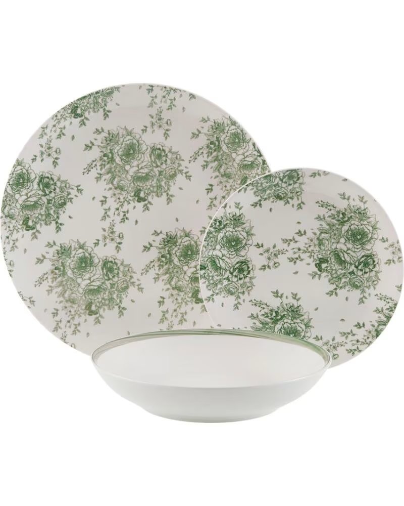 VERSA COZINHA APARELHO DE JANTAR ESTAMPA FLORAL MULTICOLOR