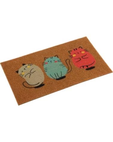 VERSA FELPUDO GATOS DE FIBRA DE COCO MULTICOLOR