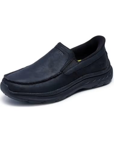 SKECHERS POLLARD - OSGOOD SCHWARZ LEDER NEGRO