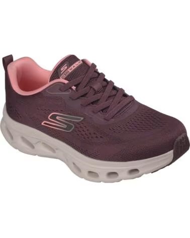 SKECHERS GO WALK GLIDE-STEP 20 - KRIS DAMEN SNEAKER BORDEAUX GRANATE