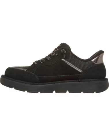 SKECHERS KEEPSAKES COZY STREET HIKER PRETA NEGRO