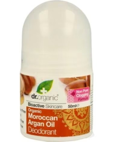 DOCTOR ORGANIC DESODORIZANTE DE ÓLEO DE ARGÃO MARROQUINO BIOLÓGICO 50ML