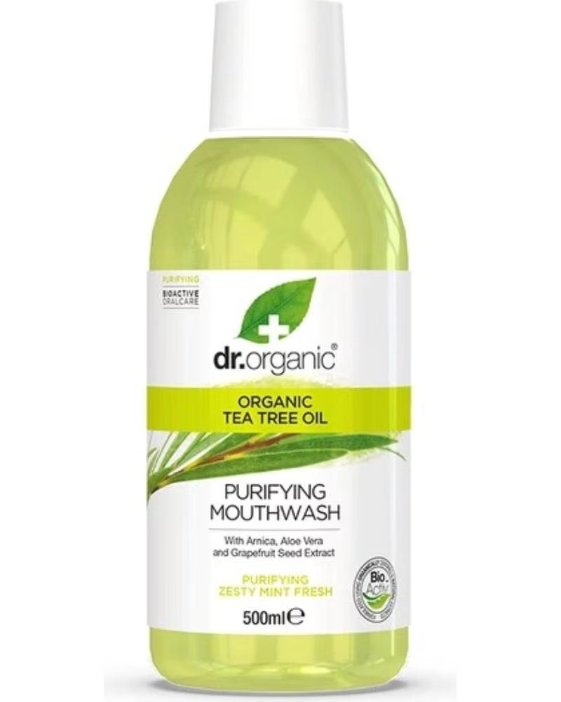 DR ORGANIC TEEBAUMÖL MUNDWASSER 500ML