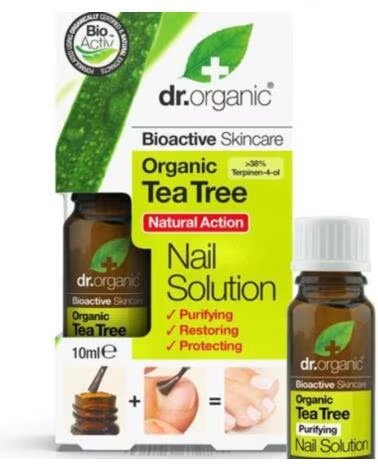 DOCTOR ORGANIC SOLUÇÃO DE CUIDADOS COM AS UNHAS DE ÓLEO DE ÁRVORE DO CHÁ ORGÂNICO 10ML DR