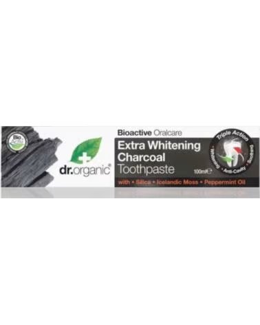DOCTOR ORGANIC DENTIFRICE AU CHARBON ACTIF 100ML