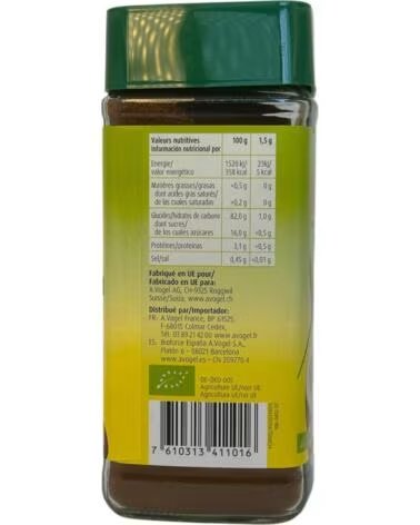AVOGEL BAMBU BOISSON INSTANTANÉE DE CHICORÉE CÉRÉALES ET FIGUES SANS CAFÉINE