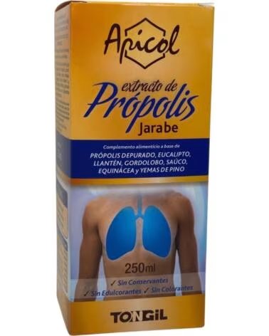 TONGIL APICOL JARABE EXTRACTO DE PRÓPOLIS 250 ML