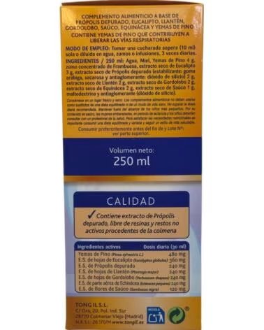 TONGIL APICOL JARABE EXTRACTO DE PRÓPOLIS 250 ML