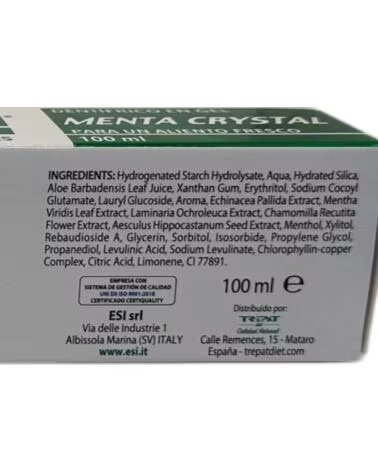 ESI ALOE FRESH RETARD MENTA CRYSTAL DENTÍFRICO EN GEL 100 ML
