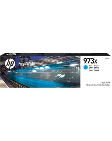 HP Cartucho tinta original cartridge nº 973x cian pagewide f6t81ae