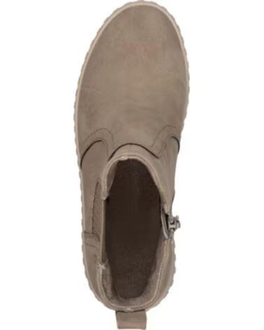 JANA 25463 BOTINES VEGANOS TAUPE CON CREMALLERA