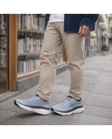 SKECHERS MAX CUSHIONING ENDEAVOUR GRIS BASKETS DE SPORT