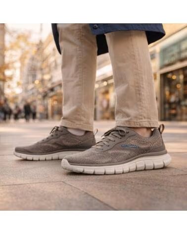 SKECHERS TRACK TAUPE SNEAKER SCHUHE