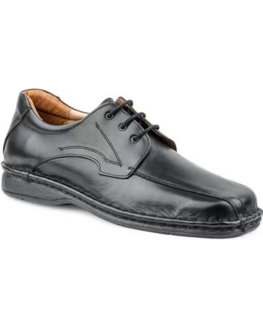 CACTUS SCHNÜRSCHUHE AUS LEDER MODELL 60121 XXL NEGRO