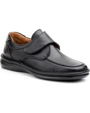 CACTUS SAPATOS DE PELE PARA HOMEM COM PALMILHA REMOVÍVEL MODELO 60300 PRETO NEGRO