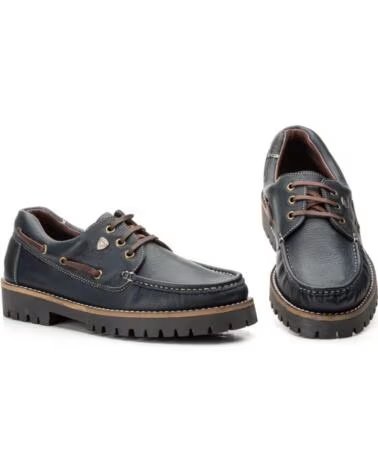 JAM SAPATOS NÁUTICOS DE PELE MODELO 4200 AZUL