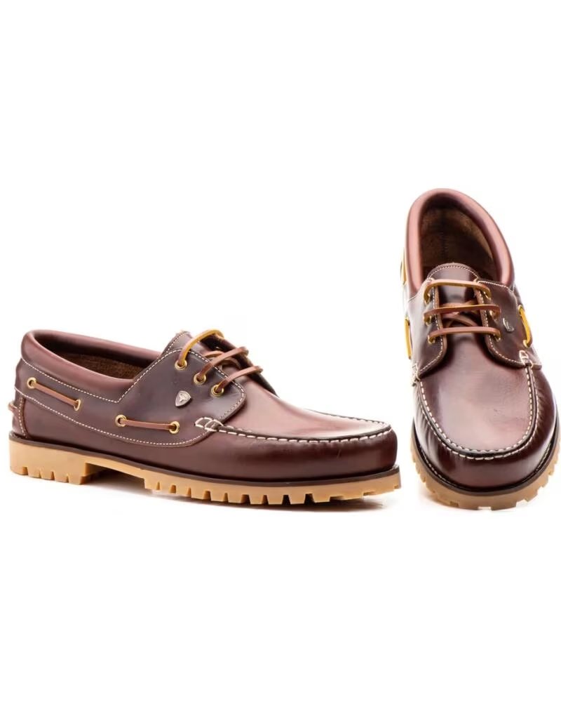 IBERICO SHOES HERREN BOOTSSCHUHE AUS PULL-LEDER E2522 MARRóN